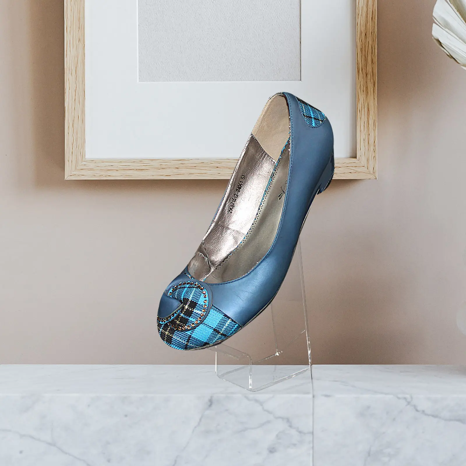 4Pcs Shoes Display Stand Acrylic Rack for Sneaker High Heel Sandal Store Display Holder Shelf Tool Acrylic Shoes Rack