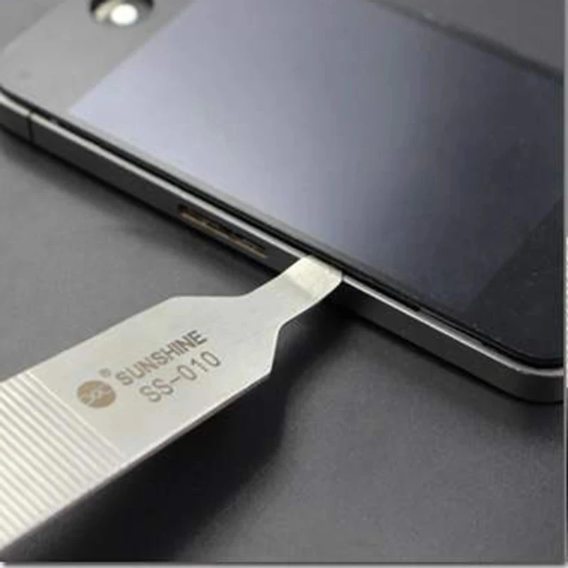 SS-010 Crowbars Super Hard Dual End Stainless Steel Disassemble Open Frame Tools Anti-slip Design Mobile Phone Repair Tools