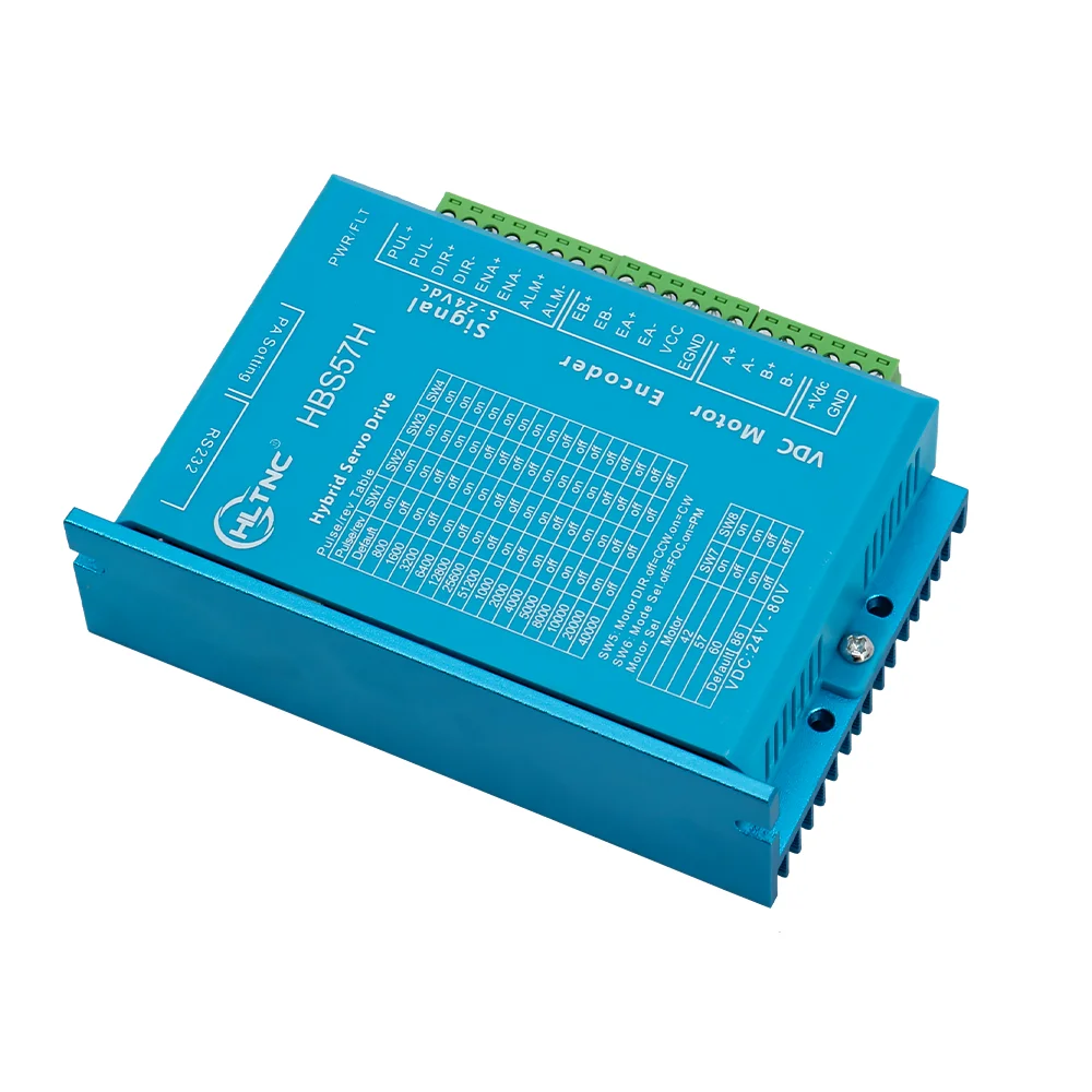 HLTNC  Strong Stability Digital Stepper Driver HBS57  Suitable Closed Loop Motor NEMA 23 57 1.2NM 2.2NM 3NM for CNC