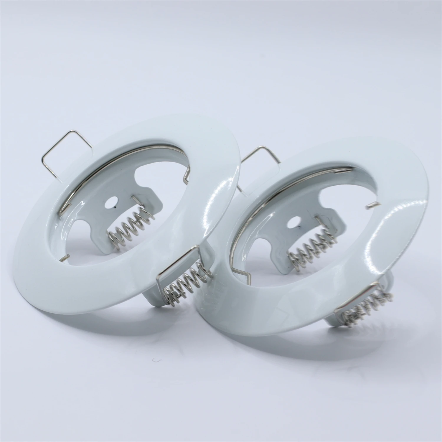 Rodada LED teto Spotlight, embutido Downlight, cortar 55 milímetros Fix, curvo Fitting Fixture, Gu10