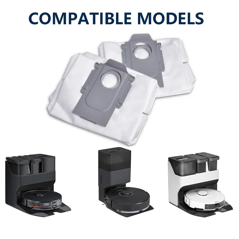 ABBK-15 Pcs Dust Bags For Roborock S8+/ S8 Pro Ultra / S7 Maxv Ultra / S7 Pro Ultra / Q7+ / Q7 Max+ / Q5+ Vacuum Cleaner Bags