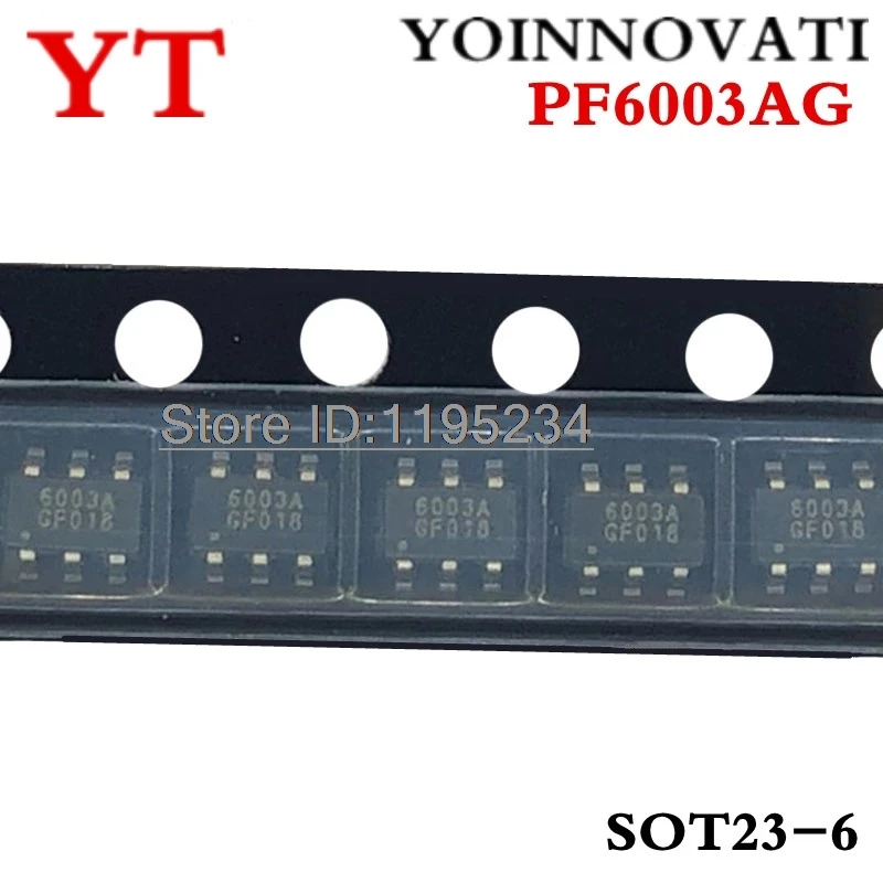 5PCS/lot PF6003AG PF6003A 6003A SOT23-6 IC