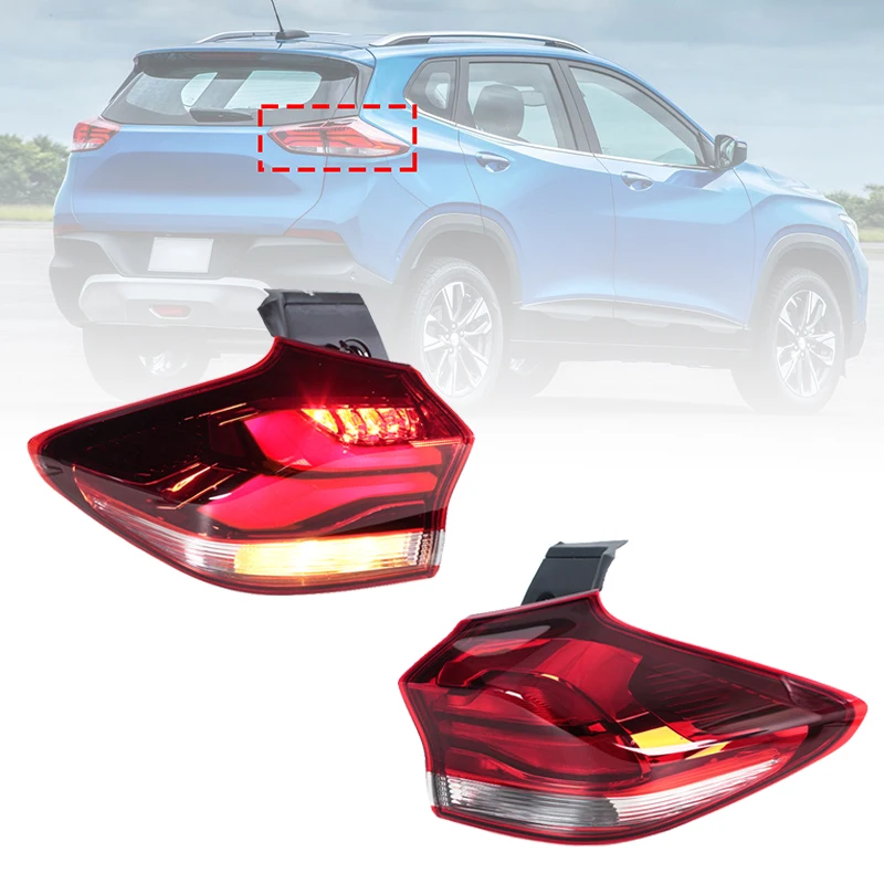 For Chevrolet Tracker 2019 2020 Car Tail Light Taillamp Rear Brake Lamp Backup Light Light Warning Lamp Rear Bumper Tail