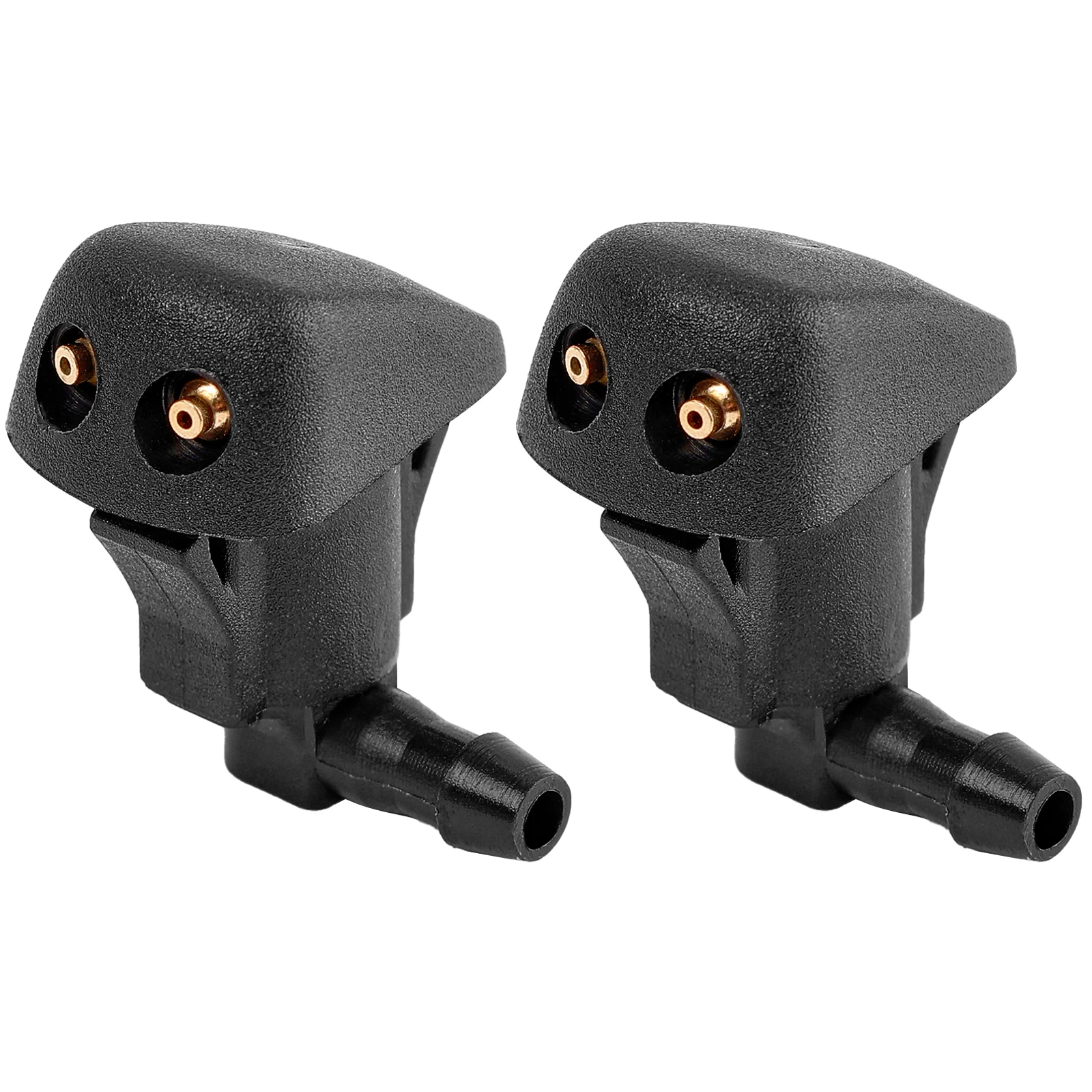 2Pcs Front Windshield Washer Jet Nozzle For Mazda 3 MK1 (03-09) 5 MK2 (06-10) 6 MK1 (02-08) 2006 2007 2008