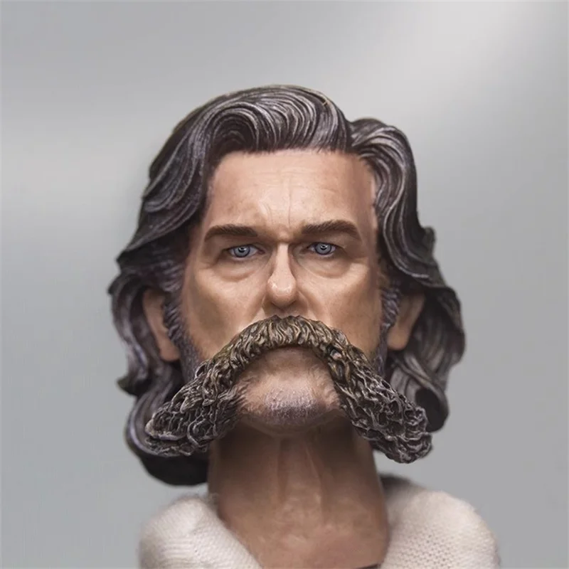 1/6 Male Soldier Kurt Russell Head Carving Sculpture Model Accessories Toy Fit 12'' Action Figure Body In Stock