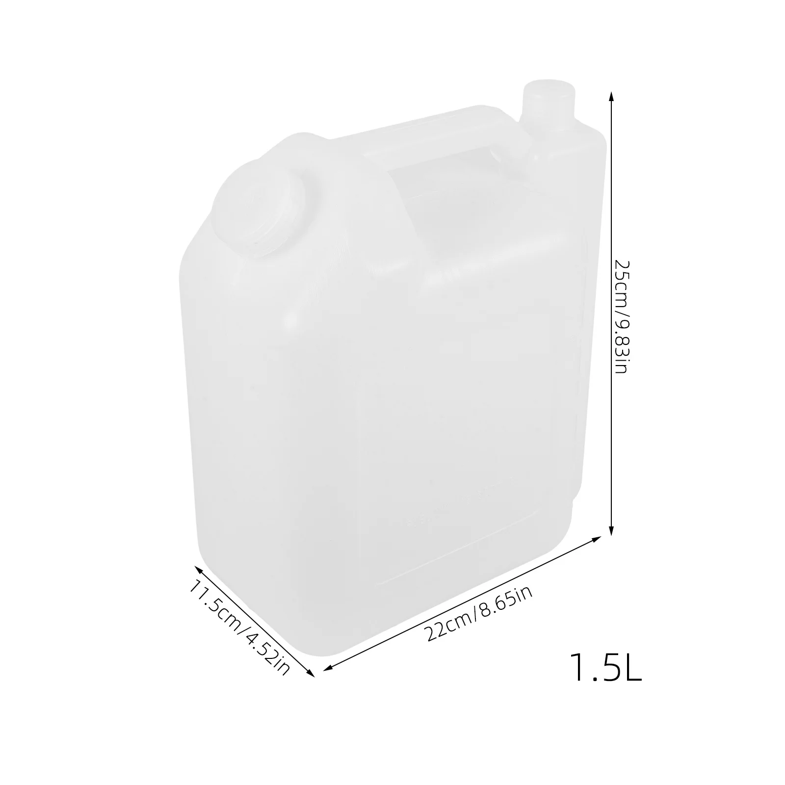 Mixing Bottle 4L Professional Oil Mixing Tank Easy to Clean Measure Mix Bottle for Chainsaw Engines