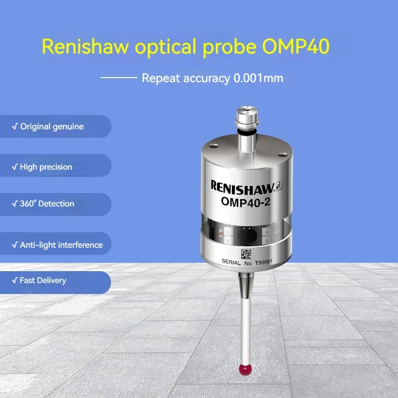 Asli Renishaw Nirkabel Sentuh Probe 3D Sensor Optik Deteksi Sumbu XYZ untuk Mesin CNC Mesin Bubut Mesin Penggiling