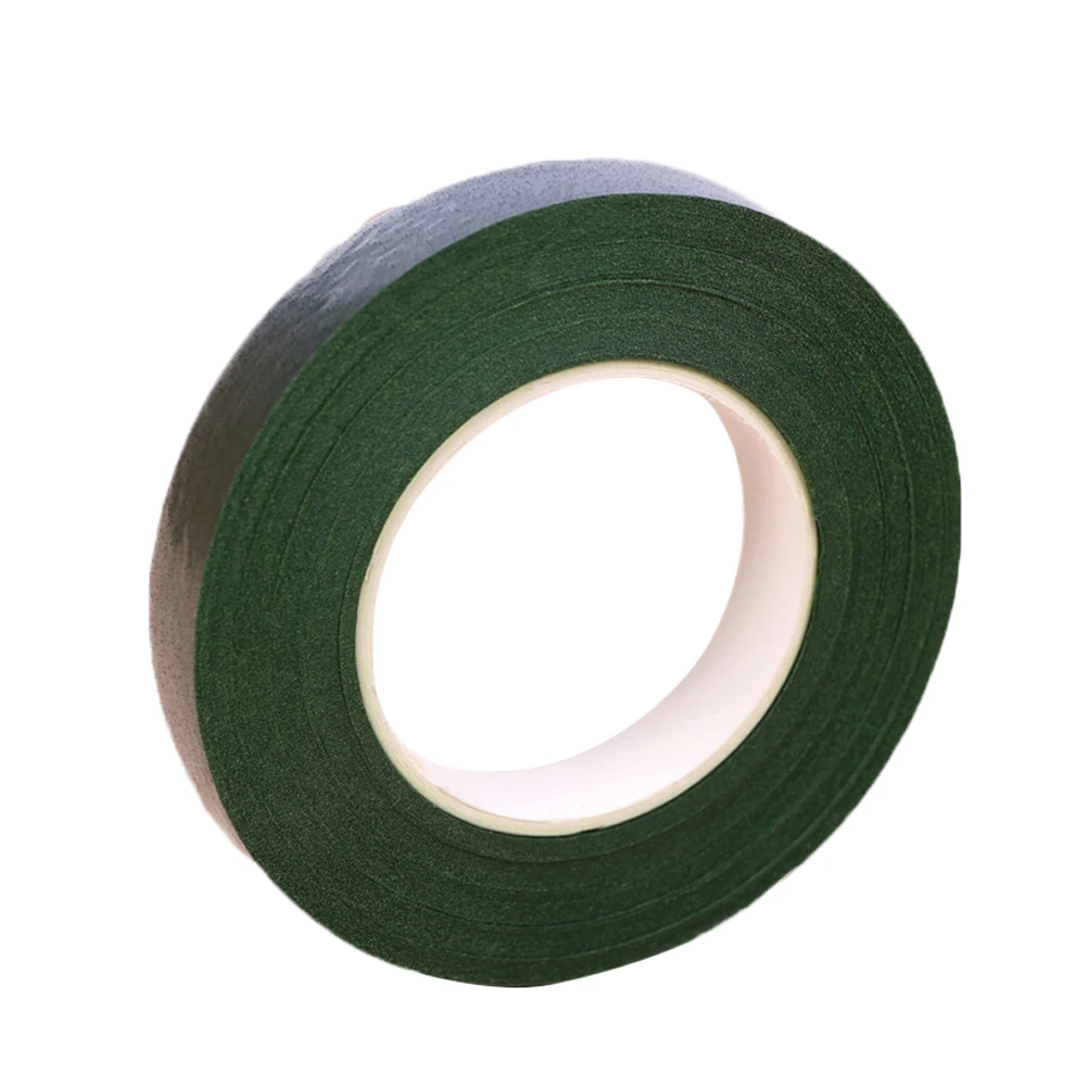 

10 Rolls Artificial Flower Making Stem Adhesive Tape Green Tape for Artificial Flowers DIY Craft Material Home School Use