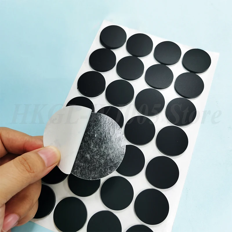 Black Self Adhesive Silicone Rubber Feet Pad Furniture Foot Pad Round Anti Slip Pad for Laptop Keyboard/Furniture Dia 5-30mm