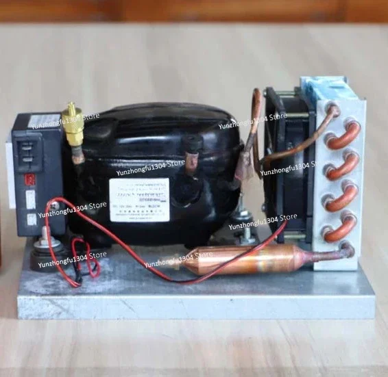 Dc compressor unit Automotive refrigerator freezer refrigeration unit Condensing unit BD15HC BD25HC BD35HC DC12V24V R134a