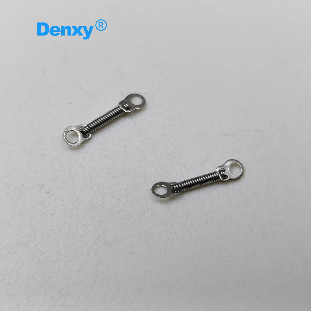 DENXY 20 Stück Dental Niti Close Spring Coil Doppelendig 010/012 3mm 6mm 9mm 12mm 15mm Geschlossene Feder Kieferorthopädische Materialien – Detail 2