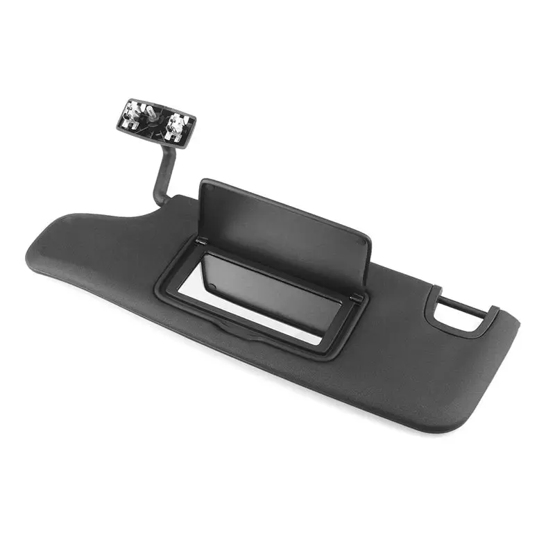 Portable Car Left Sun Visor Shade For Jeep Wrangler JK 2007-2018 Driver Front Window Shield Cover Sunshade With Make-Up Mirror