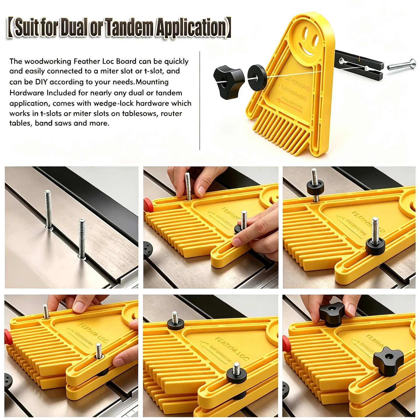 Multi-purpose Feather Loc Boar - Woodworking Manufacturing ulasan dan harga