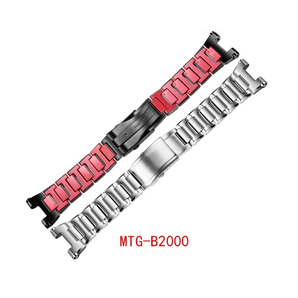 Cinturino in acciaio inossidabile per Casio G-SHOCK MTG-B2000 MTG-B1000 cinturino accessori per orologi cinturino per cinturino