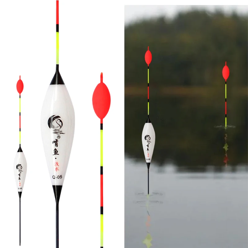 1PC Fishing Nano Float Shallow Water Floating Float Crucian Carp Vertical Buoy Visible Long Tail Buoy Fishing Tool