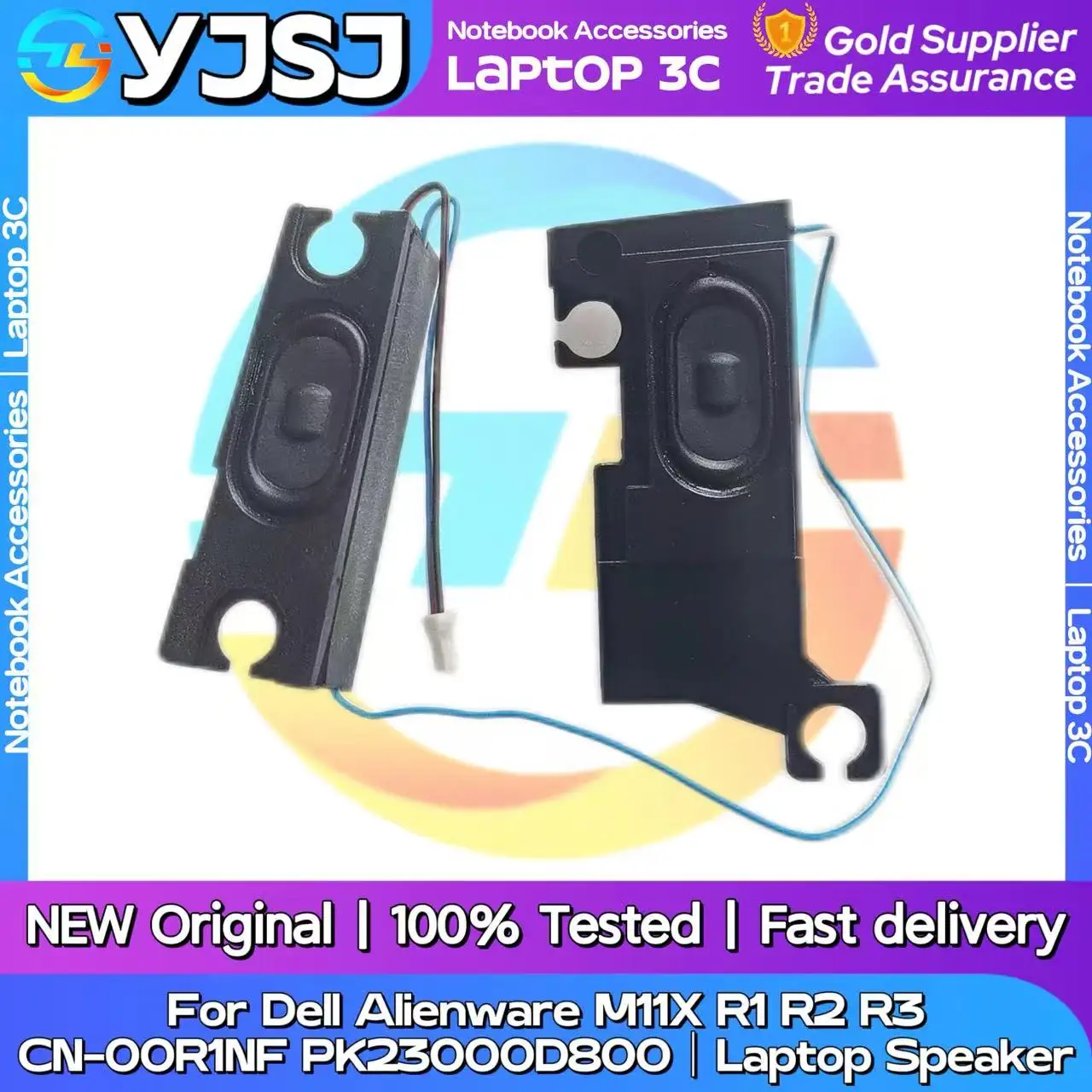 

New Original Laptop Notebook Audio Speaker For Dell Alienware M11X R1 R2 R3 built-in speaker horn audio CN-00R1NF PK23000D800