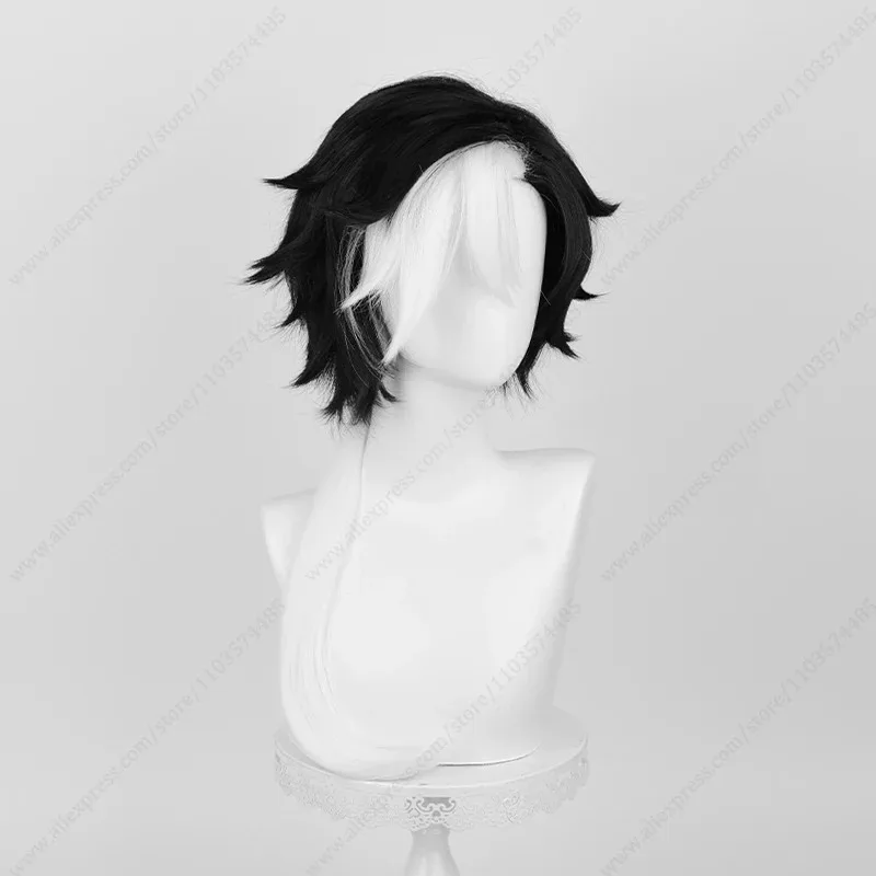 Wiwiwi 123 المصور DM جوزيف شعر مستعار تأثيري 68 سنتيمتر طويل مختلط اللون مقاومة للحرارة بيروكات صناعية #3