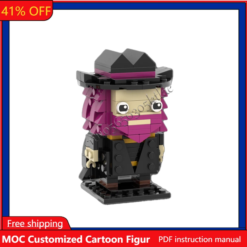 

170PCS MOC Customize Famous Game Characters Series Wizard Brickheaded Set DIY Creative Assembly Toy Kids Gift Collection Display
