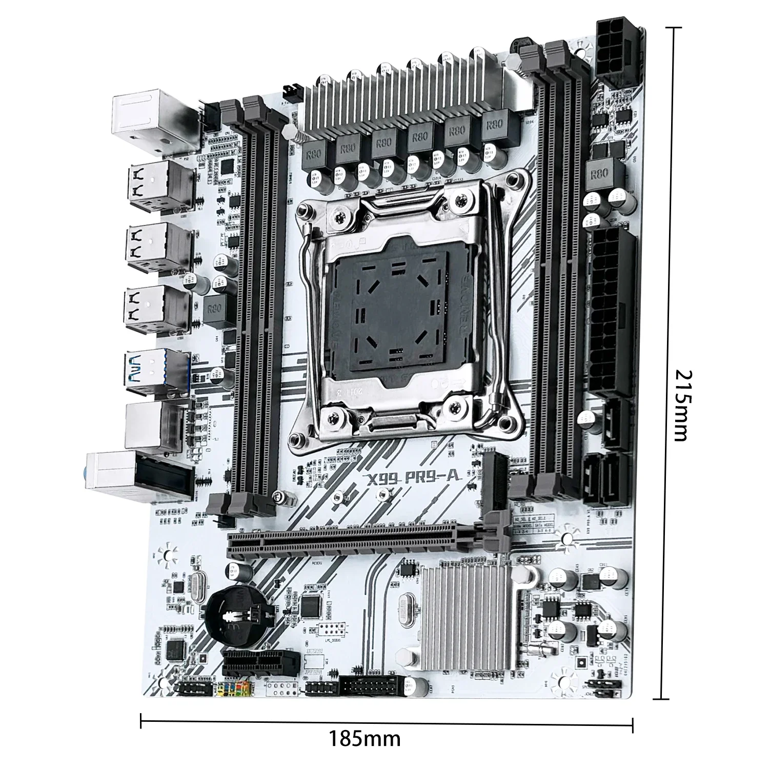 MACHINIST PR9-A X99 Kit de carte mère LGA 2011-3 Set Kit Intel Xeon E5 2680 V4 Processeur CPU + DDR4 16 Go (2x8 Go) Mémoire RAM M.2 NV