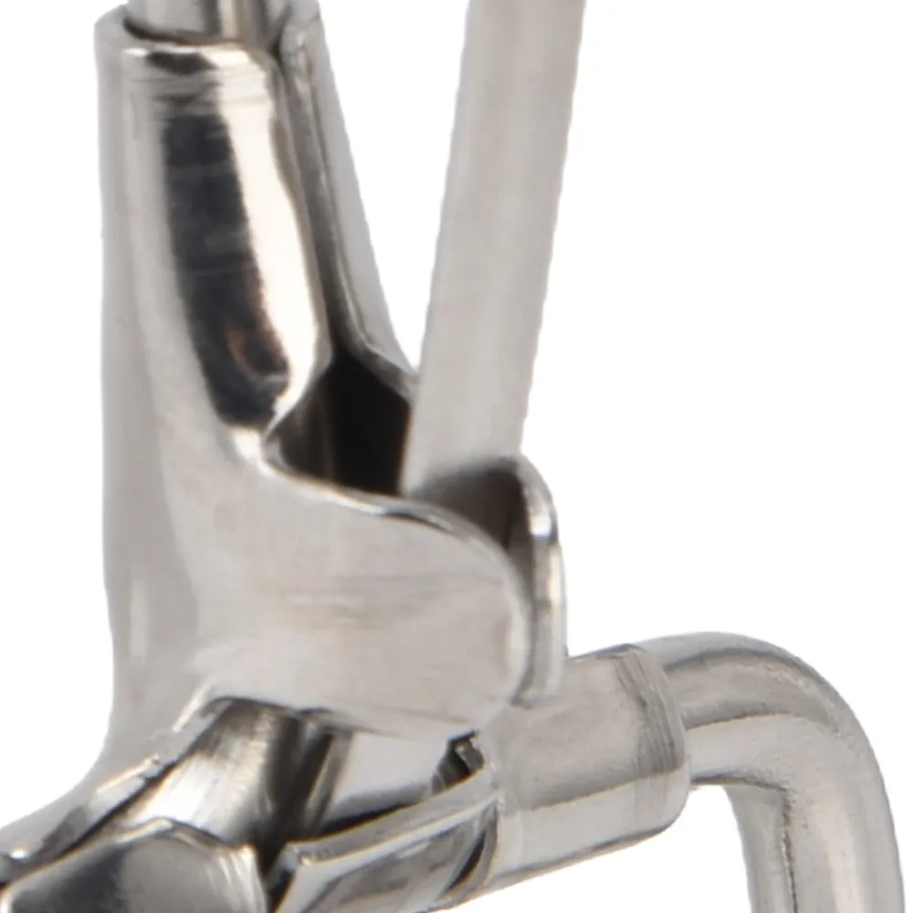 5 pcs 304 Stainless Steel Stainless Steel Snap Hooks Square Eye / Swivel Eye Design Fixed Spring Mechanism Swivel Eye Snap Hooks