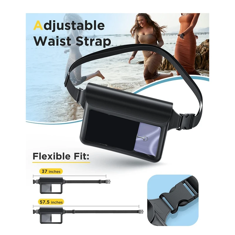 Waterproof Phone Pouch Bag, Keep Your Phone And Valuables Safe And Dry, For Beach, Swimming, Fishing, Hiking, Snorkeling