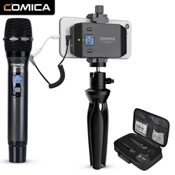 CVM-WS50H Multi-Channels Smartphone Wireless Microphone with Hand-held Transmitter 6 Channels 60m Working Distance