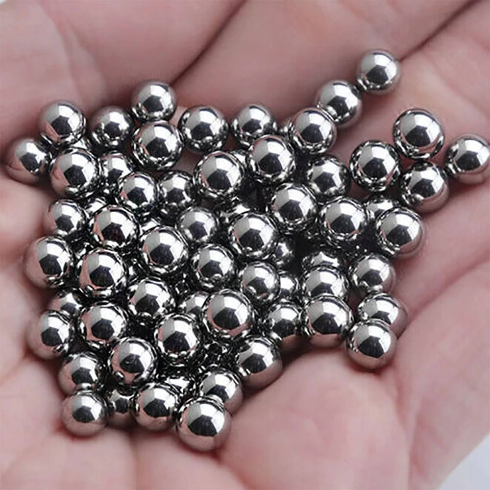 Bolas de aço lisas para caça, estilingue, bola de ferro sólido, catapulta, bola de aço, diâmetro 4/4.5/5/5.5/6/6.35/7/7.5/8/8.5-70mm