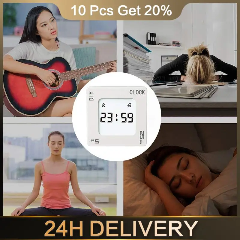 Flip Hands-free Practical Flip Vibration Timer Reminder Personalized Modern Lifestyle Vibration Convenient Innovative Trendy