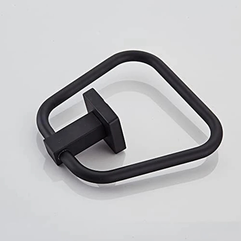 Handdoek Ring Voor Badkamer, Keuken Badhanddoek Houder Hangers Muur Mount Heavy Duty Roestvrij Staal Eenvoudig Te Installeren Eenvoudig Te Gebruiken