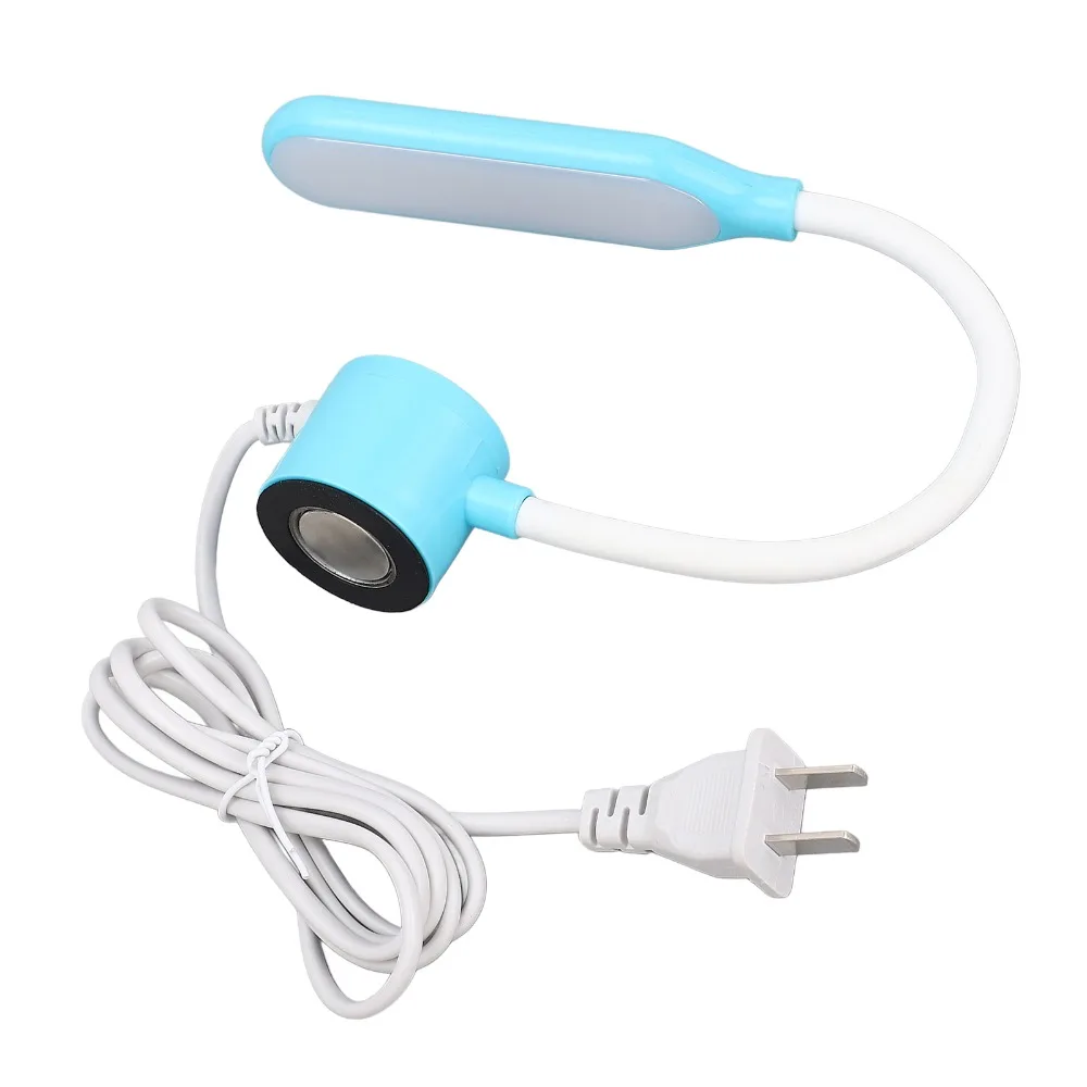 LED Sewing Machine Light Energy Saving Magnetic Mount Workbench Light Flexible Silicone Coating Touch Control Lathe Light