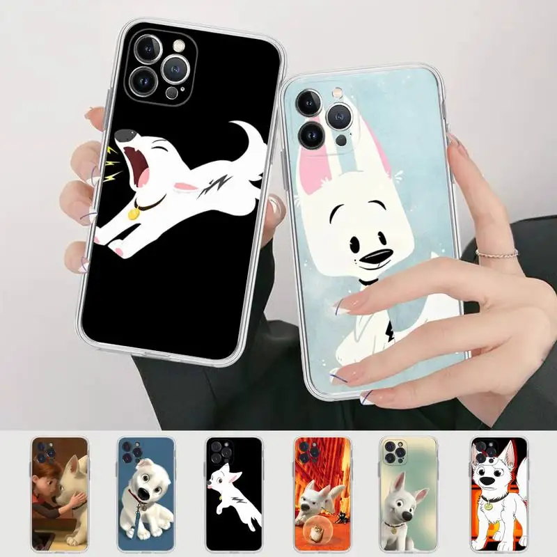 Disney Bolt Phone Case For iPhone 14 13 12 Mini 11 Pro XS Max X XR SE 6 7 8 Plus Soft Silicone Cover