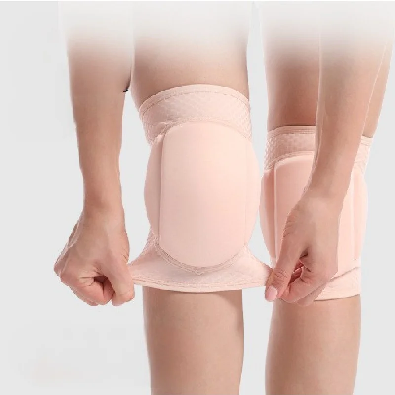 1PCS Dancing Yoga Sponge Knee Pads Warm Volleyball Dance Kneeling Anti-Collision Thickened Knee Pads Sports Protective Gear