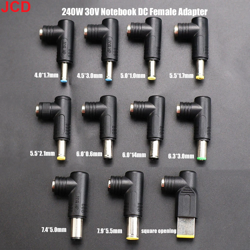 240 W Universal-DC-Netzteil-Anschluss 5,5 x 2,5 mm auf 7,9 x 5,5 7,4 x 5,0 6,5 x 4,4 6,0 x 3,7 5,0 x 3,0 Stecker Laptop-Ladegerät-Konverter ﻿