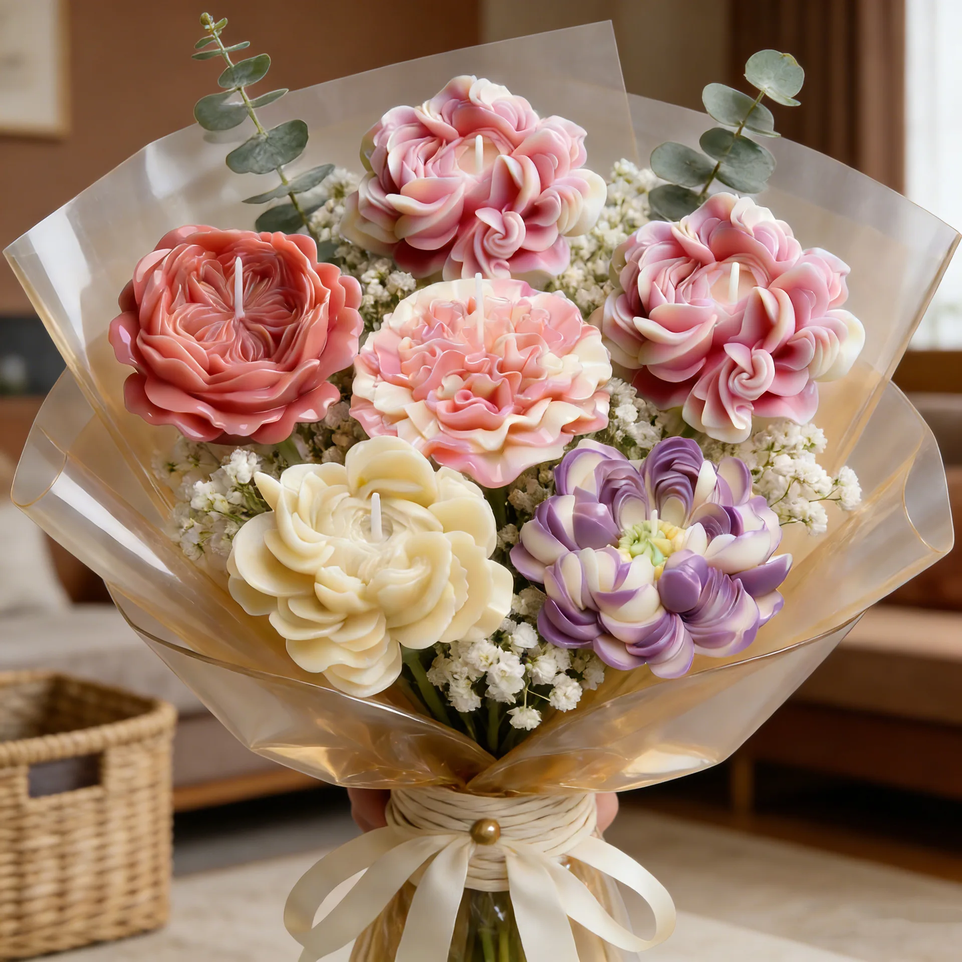 

Набор из 10 силиконовых форм для декора тортов и муссов (случайный выбор цветов)