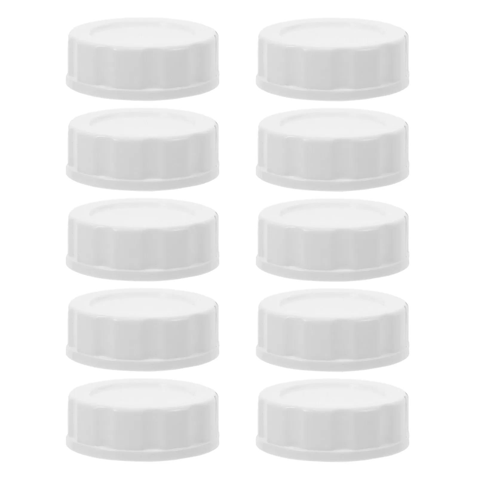 

10Pcs Leakproof Silicone-Seal Wide Mouth Bottle Lids for Breast Milk Storage Reusable Plastic Caps for Mason Jars Freezer Safe
