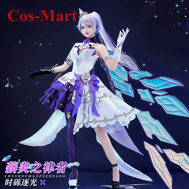 Cos-Mart Game Honkai Impact 3 Kiana Kaslana Cosplay Costume New Skin Combat Uniform Dress Activity Party Role Play Clothing