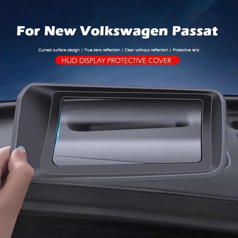 

Car Head-up Display Protective Cover For Volkswagen Passat B9 2023 2024 2025 Central HUD Dust Cover Auto Interior Accessories