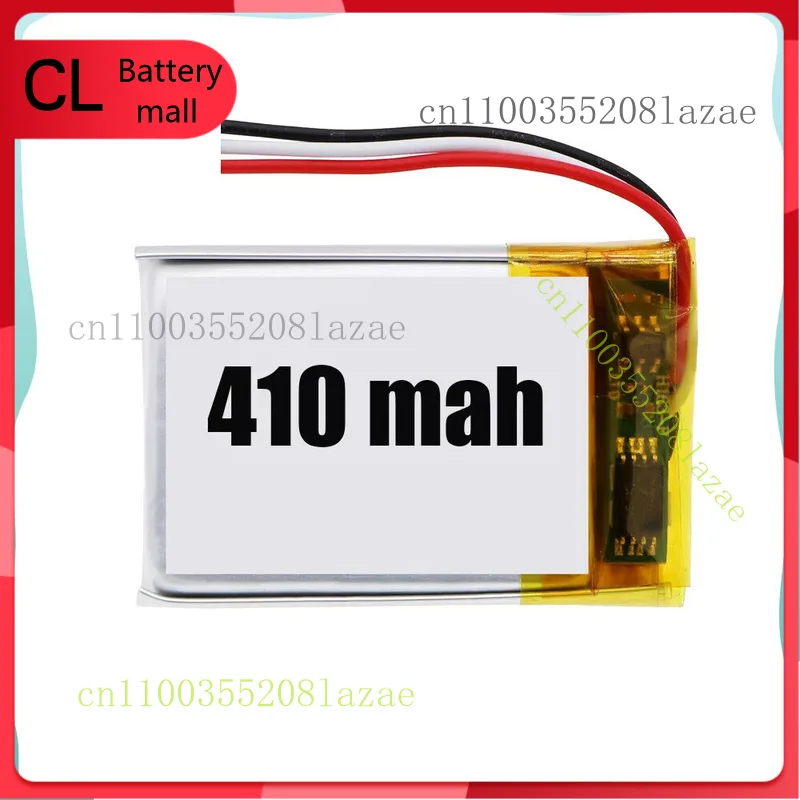 1pcs bateria de 410mAh para receptor RODE Wireless GO e transmissor RODE GO