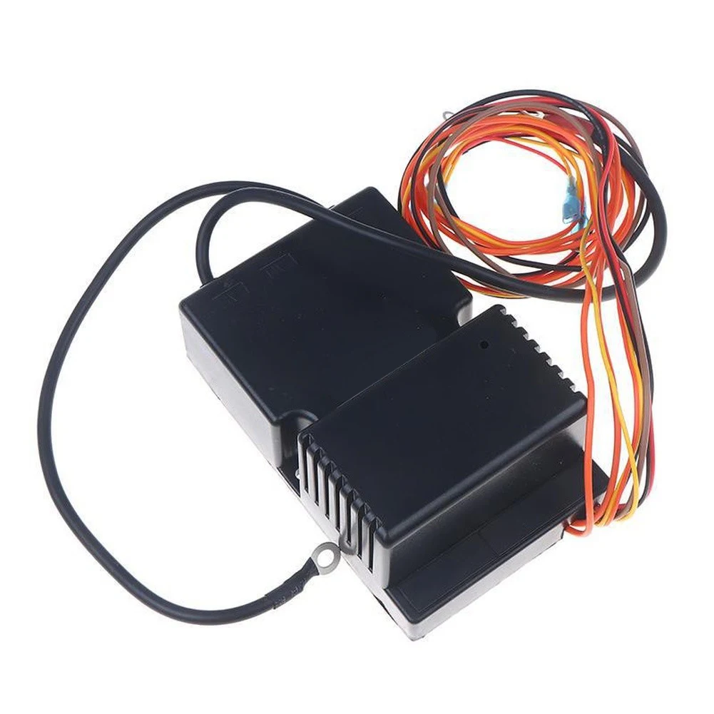 Solenoid Valve Controller Black Gas Oven Igniter Audible And Visual Alarm 1 Second Delay Start For 220V Gas Ovens
