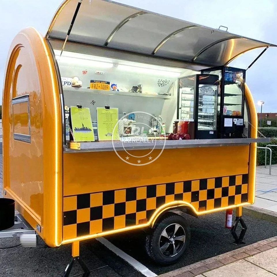 アメリカの人気屋台、移動式キッチンカー、設備完備のフードトラック アメリカの人気屋台、移動式キッチンカー、設備完備のフードトラック