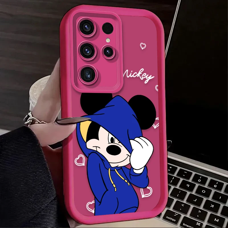 ديزني ميكي ميني زوجين الحال بالنسبة لسامسونج غالاكسي S24 S25 S23 الترا S22 S21 زائد FE A36 A56 A26 A16 A06 A15 A25 A35 A55 5G