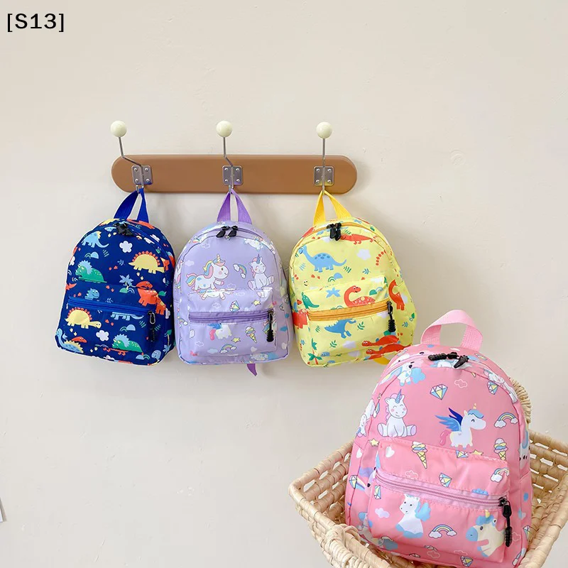 Children's Cartoon Dinosaur Backpacks For Teenager Cute Kindergarten Schoolbag Waterproof Book Bag Boys Girls Animal Bag[Q]Q@