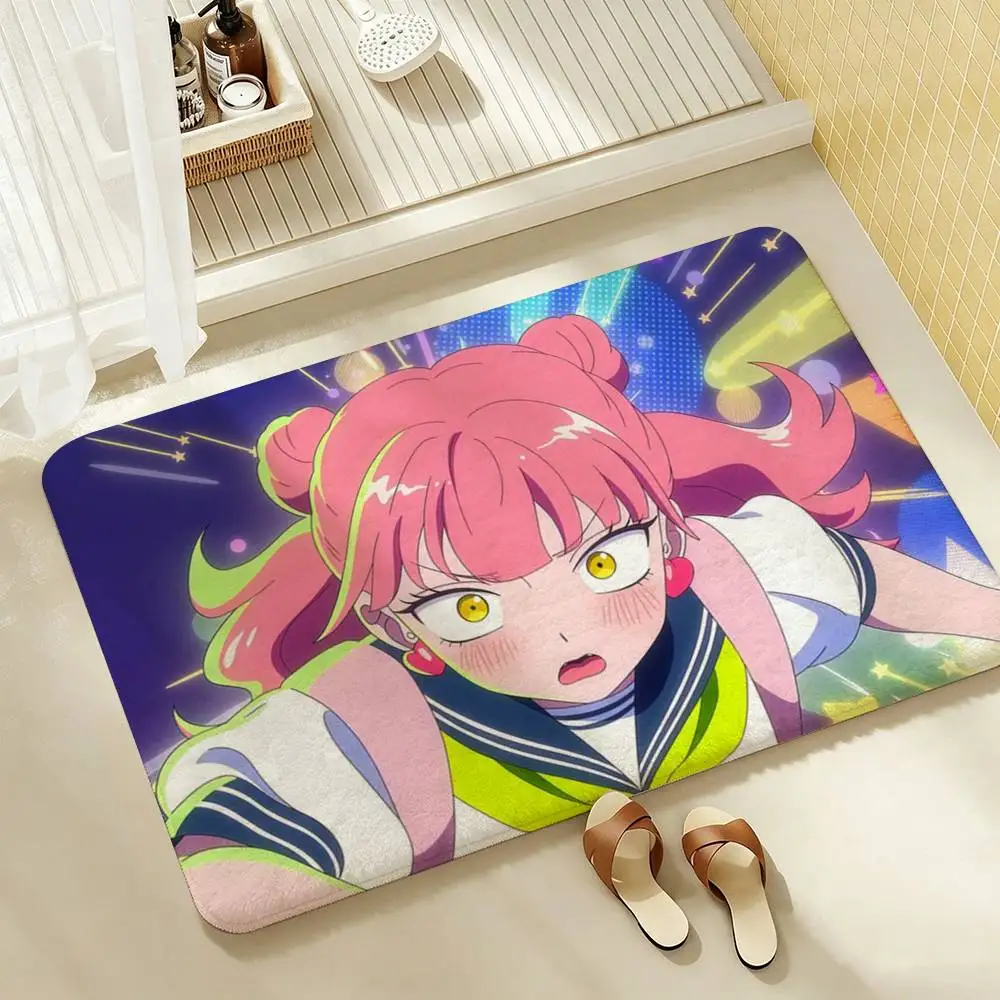 You and I are Polar Opposites  Shower Room Absorbent Small Floor Mat Soft Comfortable Decorative Foot Mat