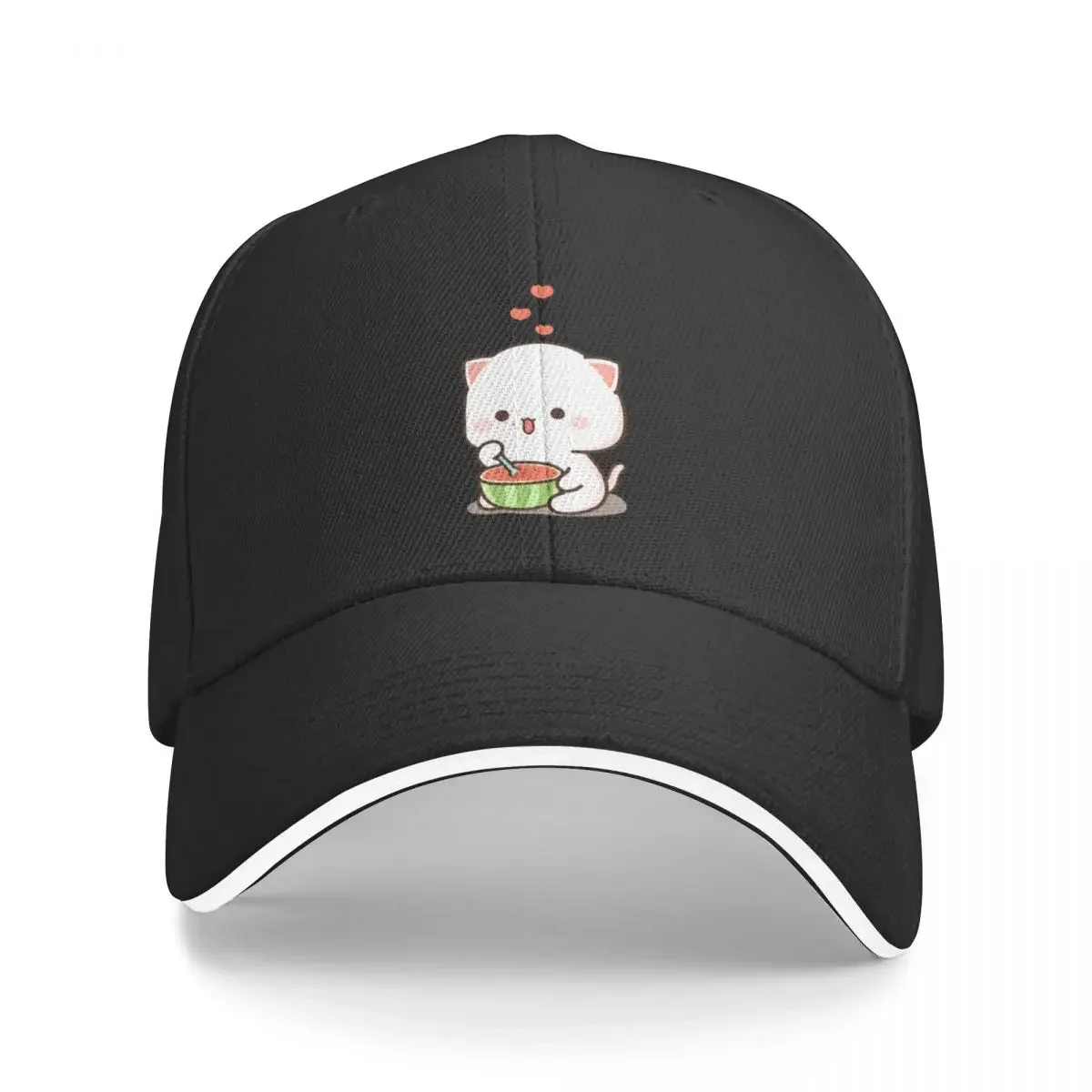 Mochi Mochi Peach Cat Long Baseball Cap Mountaineering Luxury Hat funny hat Sun Cap Men's Caps Women's