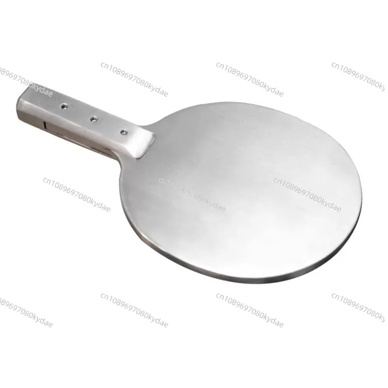 Heavy Table Tennis Paddle Stainless Steel Weighted Training Racket for Strength Building Fitness Sports Equipment
