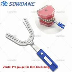 1 zestaw ProGauge dentystyczny do nagrywania zgryzów Zestaw centralnych tacek do odcisków stomatologicznych Naprawa protez Occlusal Record Articulator