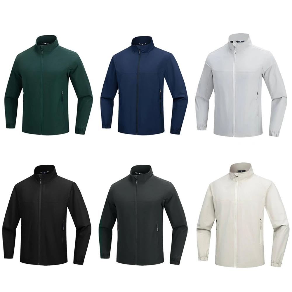 Conjunto de chaqueta de trabajo profesional de primavera y otoño: uniforme corporativo duradero y resistente a desgarros con protección impermeable