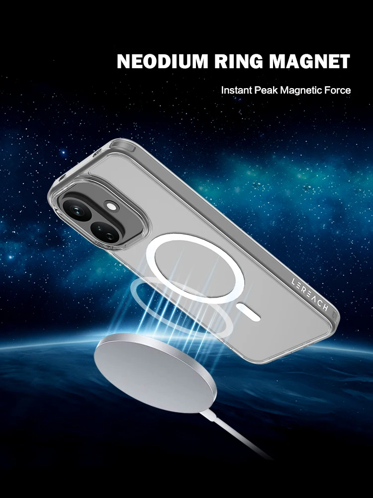 Für Redmi Note 17 Pro 5G Hülle Magnetische Hartabdeckung TPU+PC Klare Sturzsichere Handyhülle Für Redmi Note 17 Pro – Detail 5