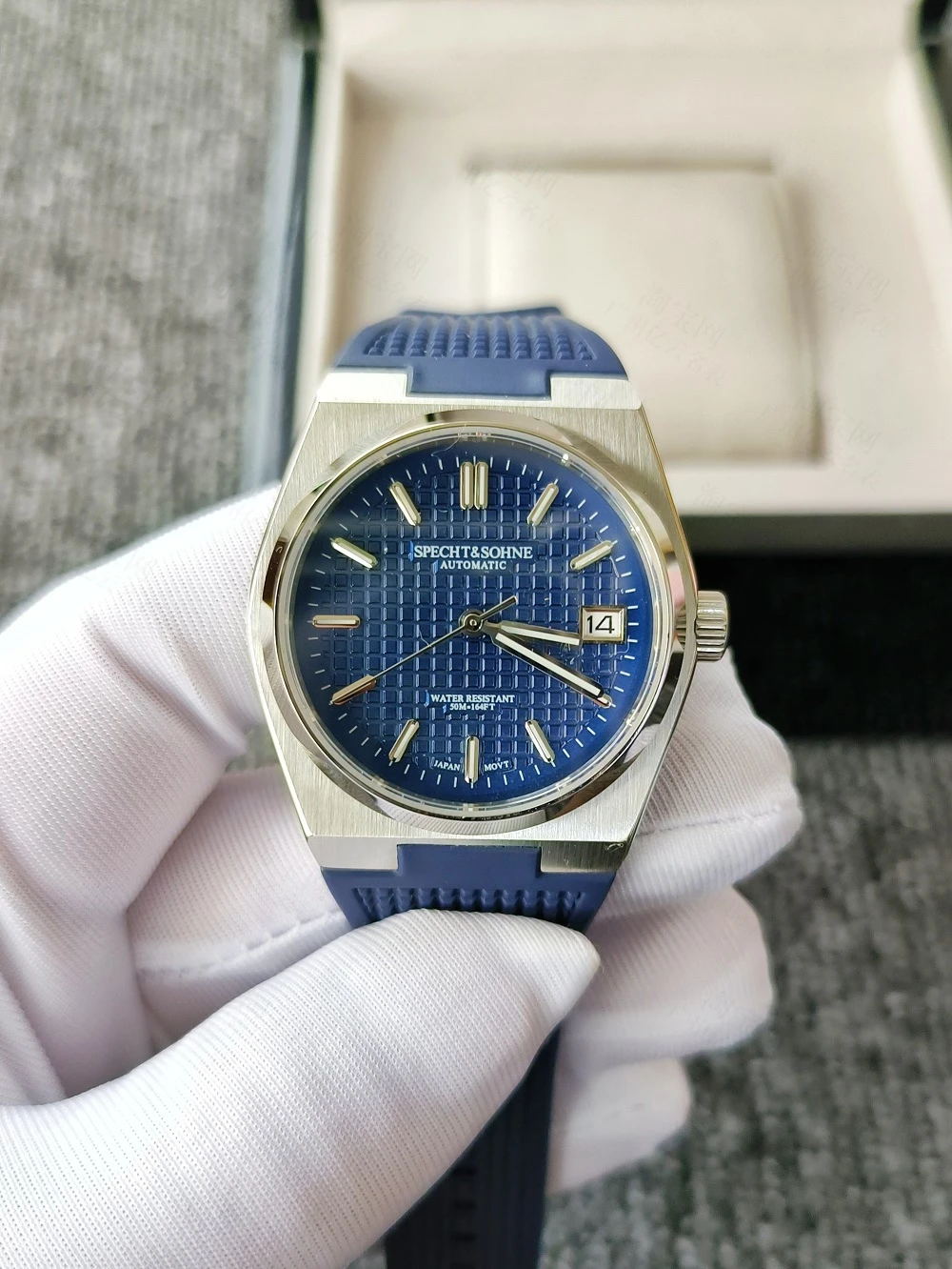 2025 Specht&Sohne Fashion Automatic Mechanical Watch Japan NH35 Movement Sapphire 50m Waterproof Rubber Strap Men's Watch 37MM