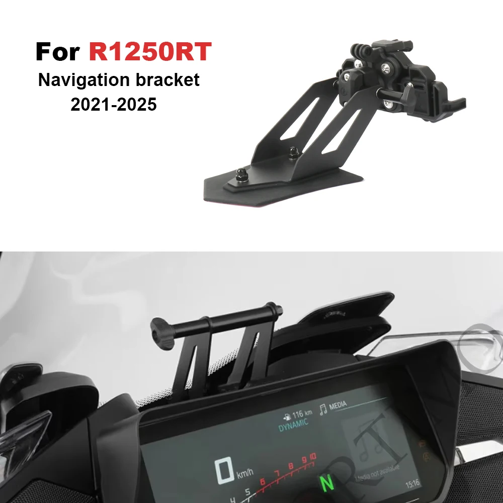 

Новый мотоциклетный навигационный кронштейн, GPS-крепление, держатель для смартфона, адаптер для BMW R 1250RT R1250RT 2021-2025